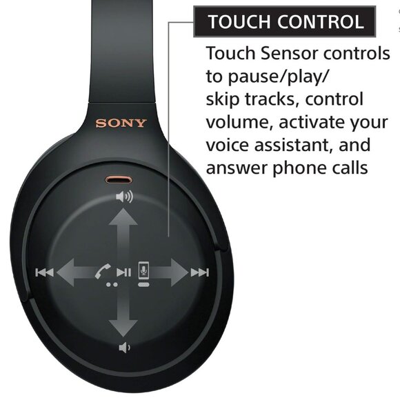 Like New Sony WH-1000XM4 Over-Ear Noise Cancelling Bluetooth Headphones - Picture 10 of 13